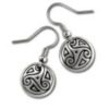 Pewter Drop Earrings in Path of Life Design