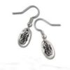 Pewter Drop Earrings in Celtic Realm Design