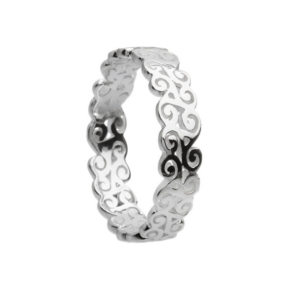 Triple Spiral Ring in Sterling Silver