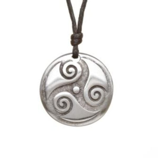 Spiral of Life Pewter Celtic Choker