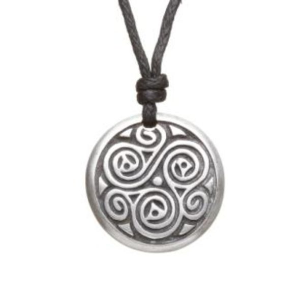 Triskele of Balance Pewter Celtic Choker