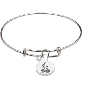 June Silver Plated Celtic Astrology Bangle