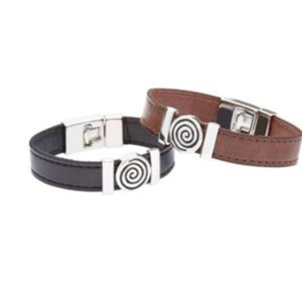 Strap Type Wristband with Celtic Spiral Design