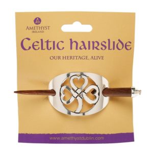 Hairslide in Shamrock Design