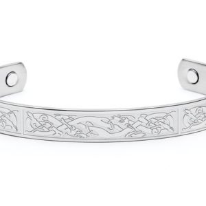 Celtic Knotwork Zoomorphic Magnetic Bangle