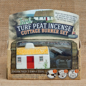 irish turf cottage in box