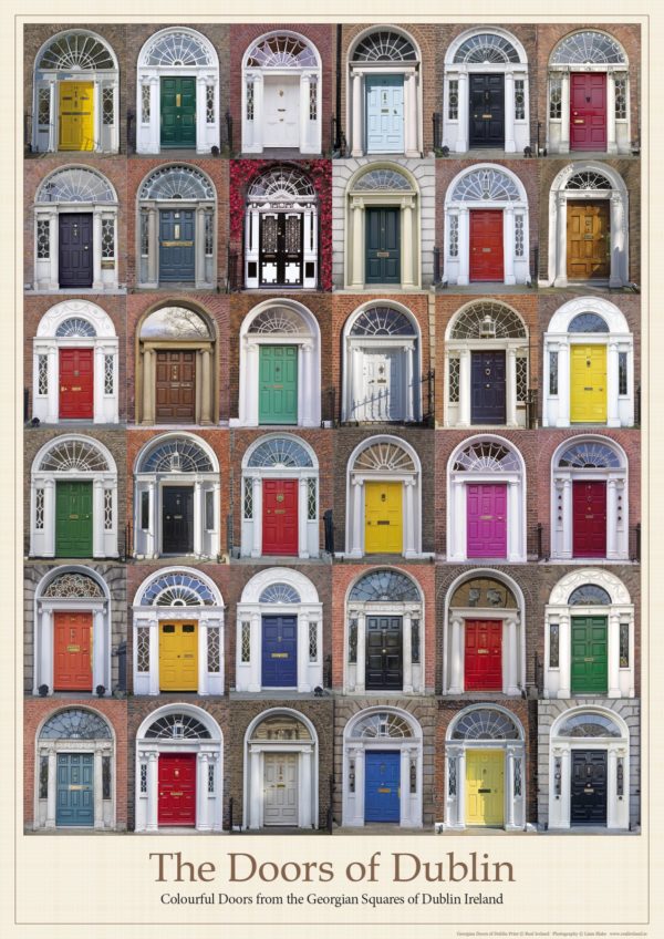 Doors of Dublin Poster-Print