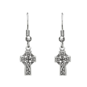 CELTIC LEGEND CROSS EARRINGS