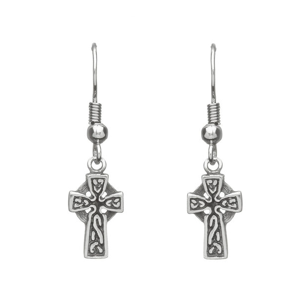 CELTIC LEGEND CROSS EARRINGS