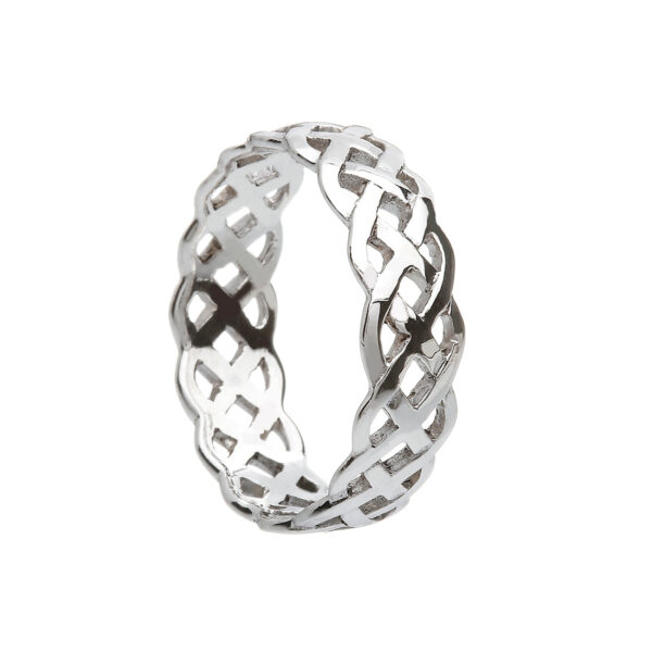 MENS WIDE CELTIC KNOTWORK BAND