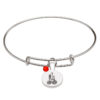 SILVER PLATE JULY ASTROLOGY BANGLE