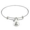 SILVER PLATE MARCH ASTROLOGY BANGLE