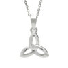 SILVER PLATE TRINITY  PENDANT