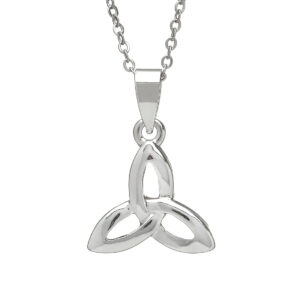 SILVER PLATE TRINITY  PENDANT