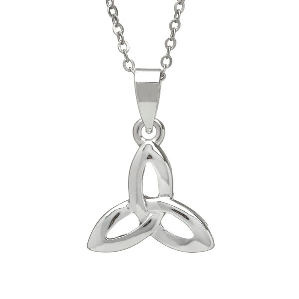 SILVER PLATE TRINITY  PENDANT