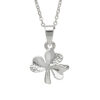 SILVER PLATE SHAMROCK PENDANT